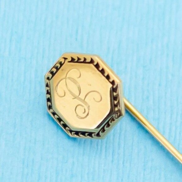 Vintage Beautiful Symbolic Stick Pin - N15 - Picture 2 of 3
